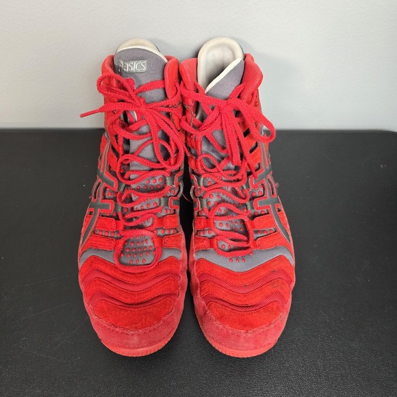 ASICS Shoes Mens 10.5 Red Dan Gable Ultimate Mat Wrestling Sneakers J500Y main image 9
